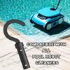 2pcs Robotic Pool Cleaner Hook ABS General Swimming Pool Vacuum Robot Telescopic Pole Hook Accessories