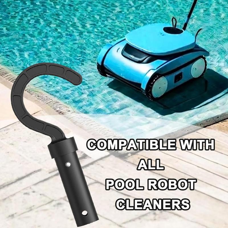 2pcs Robotic Pool Cleaner Hook ABS General Swimming Pool Vacuum Robot Telescopic Pole Hook Accessories