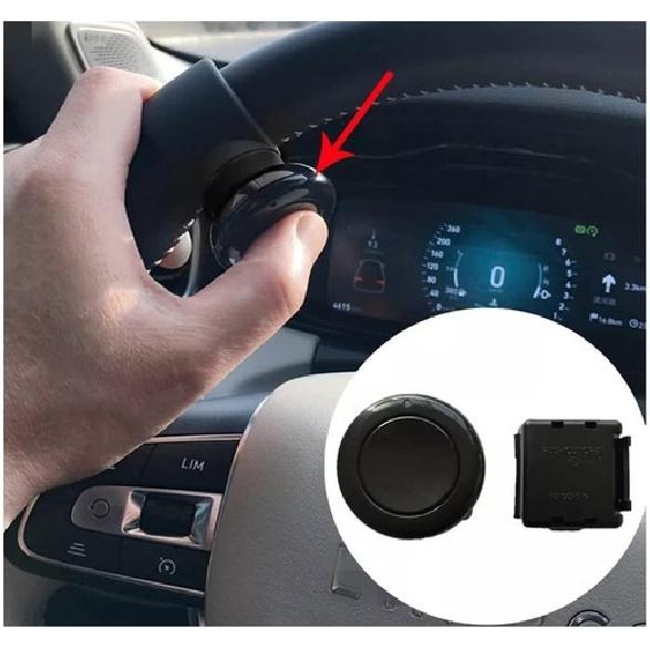 Car Refit Steering Wheel Wireless Horn Button Quick Switch 12V Universal Black