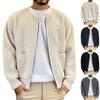 Men's Fashionable Round Neck Casual Lazy Cardigan