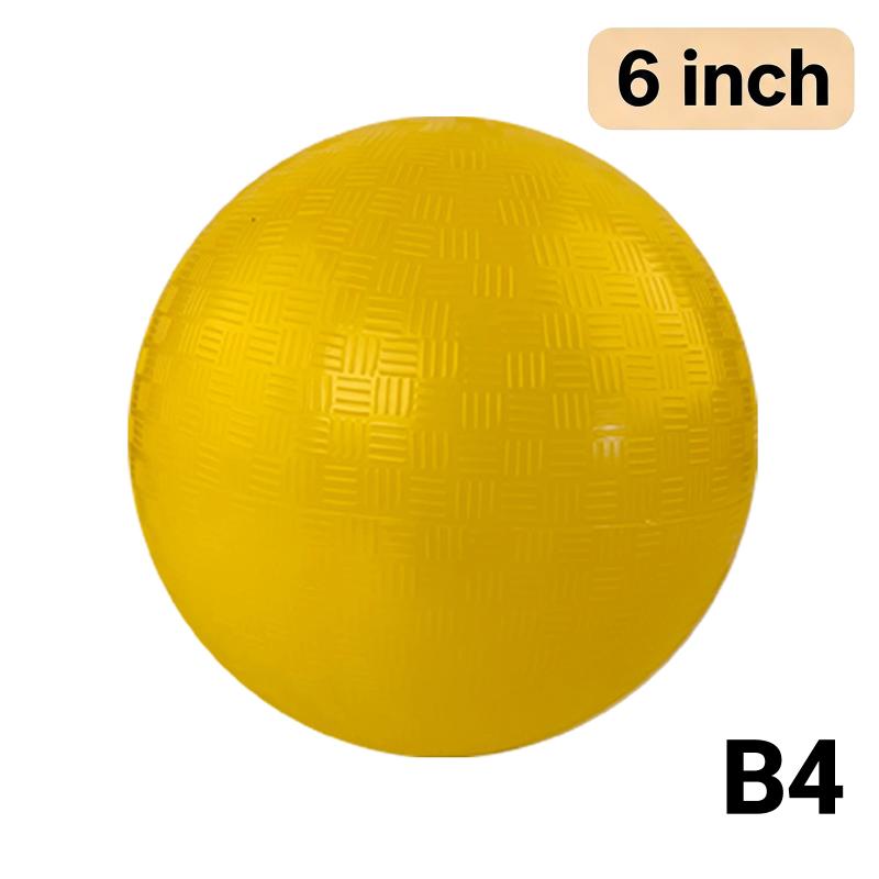 Easy to Inflate Rubber Kickball Bouncy Playground Ball for Kids Backyard School Holiday Family Fun Games