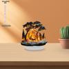 2D Flat, Nativity Scene Acrylic Desktop Decoratio, with Base, Suitable for wall decoration, porch, room, villa, accents Home, Hallway, or Workplace -