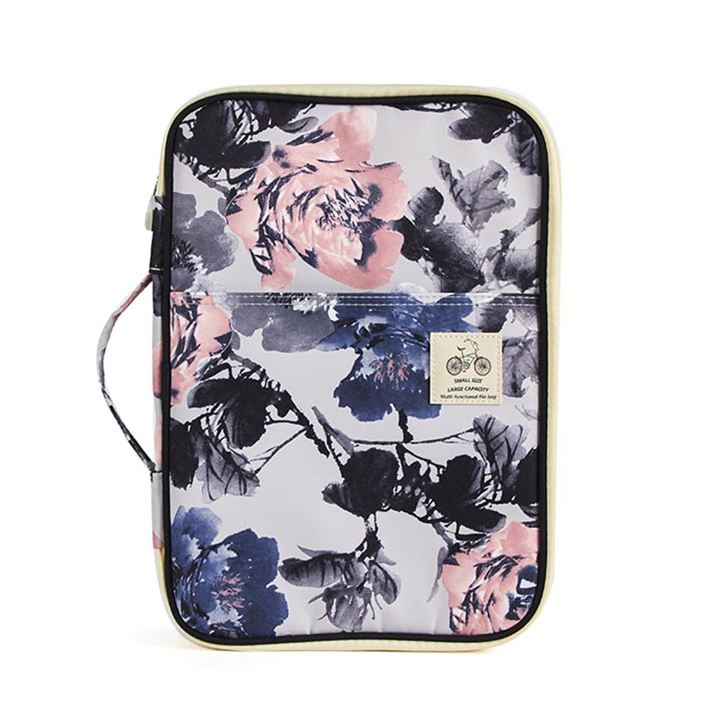 Waterproof File Tickets Organizer Portable File Folder Bag