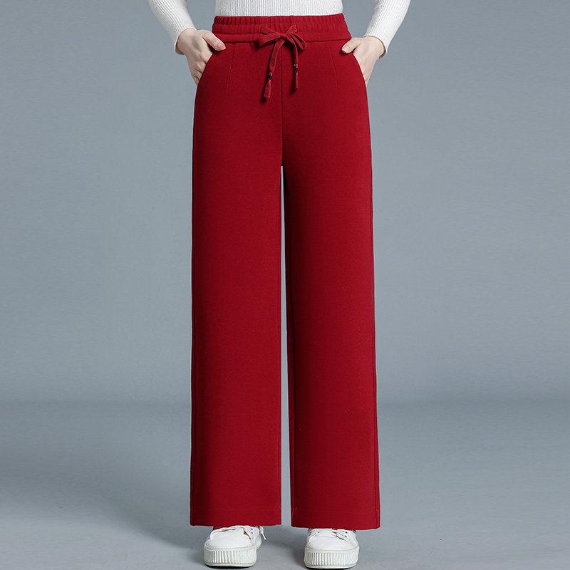 

Women s High Waist Wide Leg Pants - Spring/Autumn Casual Trousers for Middle-Aged and Elderly - 2026 New Fashion 28 (suggested weight: 105-120 jin)