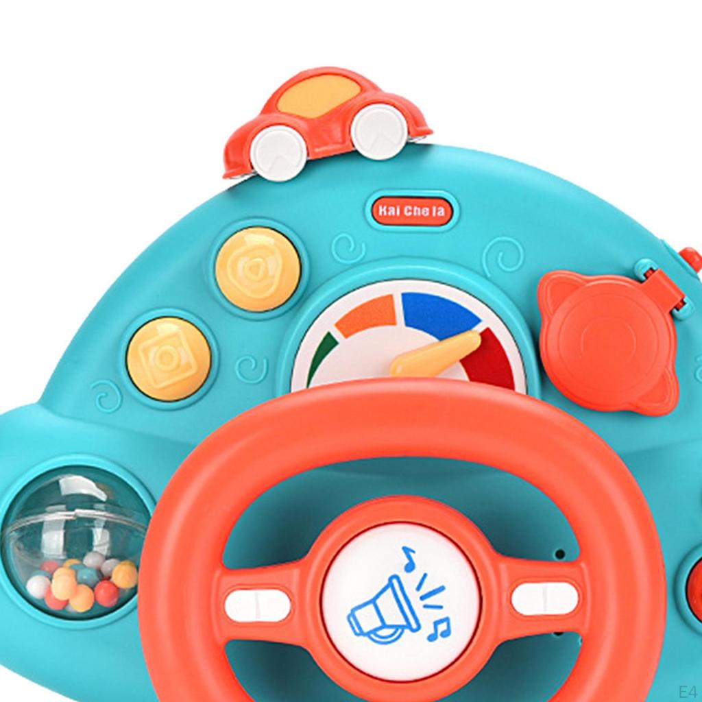 Electric Learning Wheel Toy Steering Interactive Funny Vocal Toys Musical Simulation