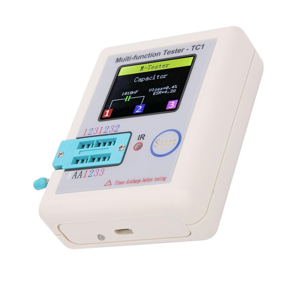 Multifunktions-Transistortester 1,8-Zoll-TFT-Anzeigebildschirm LCR?TC1 für Kapazitätsdioden