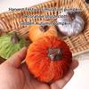 Velvety Pumpkin Decoration Fall Harvest Festival Home Office Display Accessories Dinning Table Centerpieces