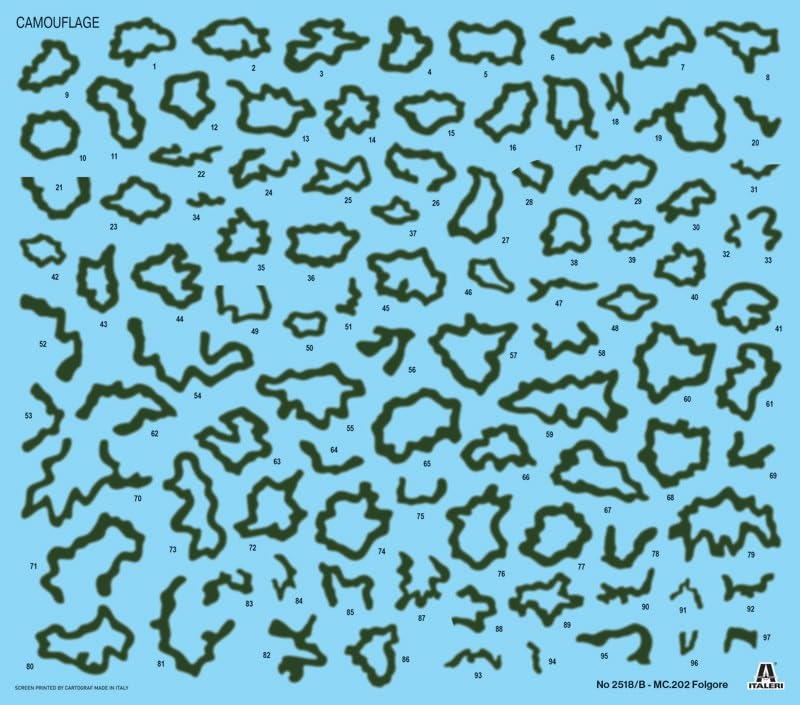 Italeri 1/32 Scale WWII Italian Macchi MC.202 Folgore Plastic Model Kit (IT2518JP) with Japanese Instruction Manual