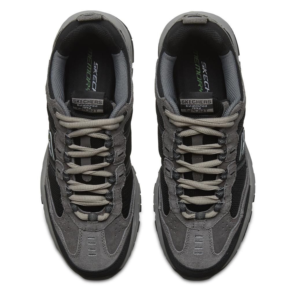 Skechers Vigor 2.0 Abriebfest Abriebfest Niedrig geschnitten Freizeitschuhe Herren Anthrazit Schwarz 51241-CCBK