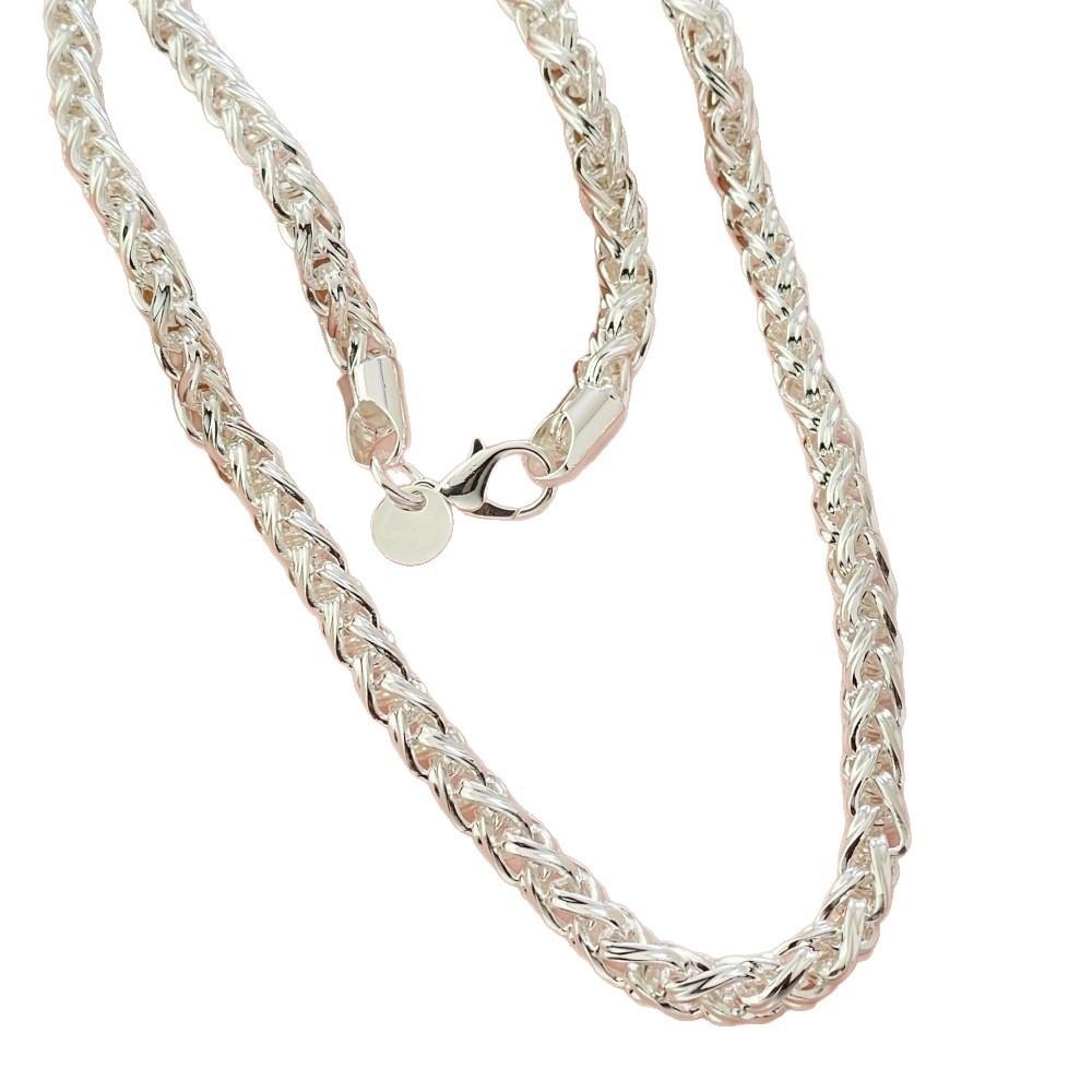 2026 Jewelry Copper Plated 925 Silver 6MM Chopin Necklace 18-24 Inches