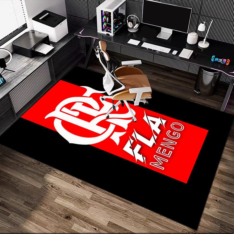 1pc Rangers FC Rug, Comfortable Printed Home Area Carpet, Cozy Office Chair Rug