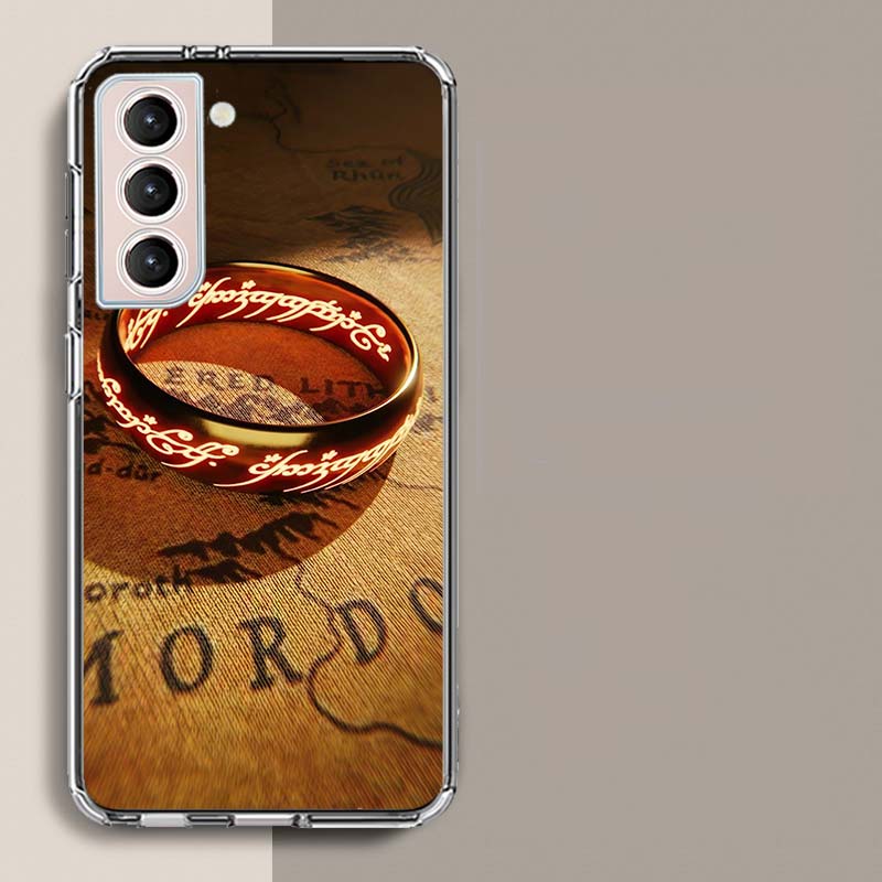 The L-Lord of the R-Rings Phone Case For Samsung Galaxy S25 Edge S24 S23 FE S21 S20 S10 Plus S22 S26 Ultra Cover Clear Cases TPU