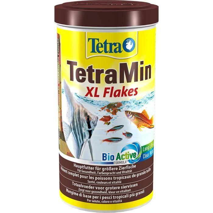 Aliment Complet - Tetra - TetraMin XL - Flocons - Poissons d'Ornement - 1 Litre
