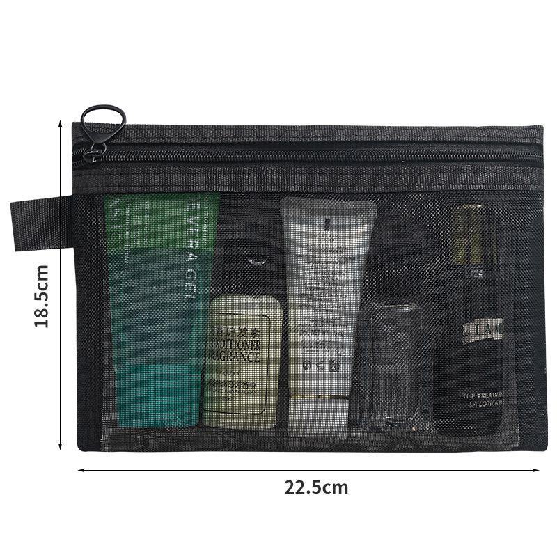 High-Capacity Women's Travel Cosmetic Bag: Stylish and Portable Toiletries Organizer