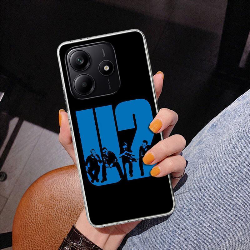 

Band U-U2 Rock Phnoe Case for Phnoe Case for Xiaomi Redmi Note 15 14 14S 13 Pro Plus 12 12S 11S 11E 10S 10 11T 5G Unique Cover C Redmi Note 14S
