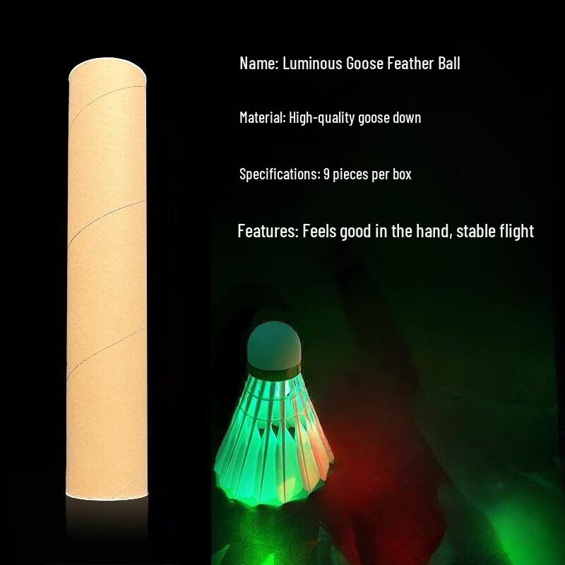 WEZHO LED Luminous Badminton Shuttlecocks