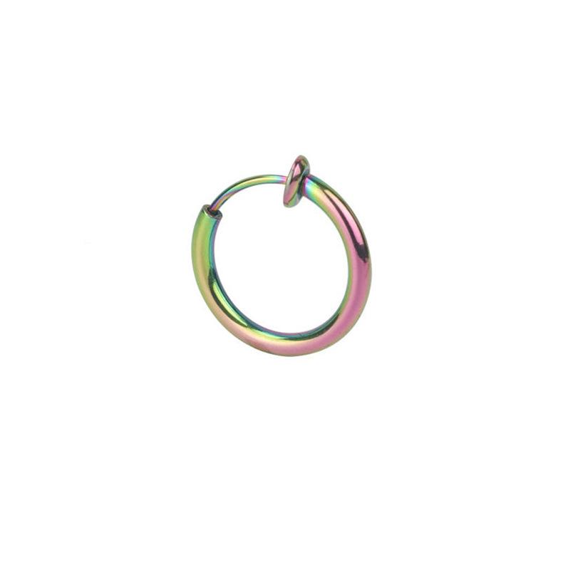 Fake Ohrringe, Nasenringe, Lippenringe & Ohrclips mit Feder zum Klemmen – Beliebter europäischer & amerikanischer grenzüberschreitender Schmuck