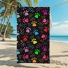 Ultra Absorbent Microfiber Beach Towel With Sea Turtle Print Quick Dry Large Size 70x140cm Pool Vacation Travel