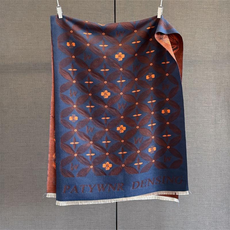 

Autumn new letter printing imitation cashmere scarf women s multi-functional versatile thickened warm scarf air-conditioned room shawl 66*186cm