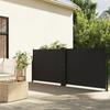 VidaXL Retractable Side Awning Black 140x1000 Cm, Garden Privacy Screen, Balcony Windbreak, Outdoor Screen, 4004714