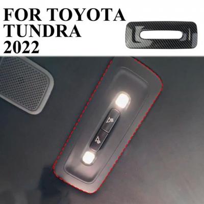 Achterdak Leeslamp Bedieningspaneel Trim in Koolstofvezelstijl Voor Toyota Tundra