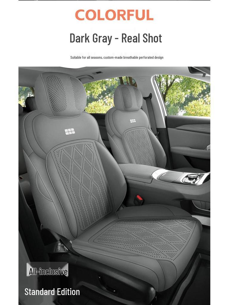 Geely Galaxy A7EMi Helt Sätesskydd 1.5L - Andningsbar Perforerad Sadelkudde