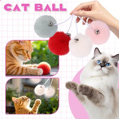 Ersatzball für Katzen Interaktives Katzenspielzeug Aufhängespielzeug für Kratzbäume Katzenball Spielzeug mit Spielzeugball