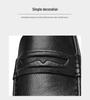 Men's Large Size Leather Slip-On Driving Shoes, Soft Sole, Sizes 45-46.