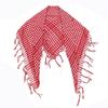 Stilvolles Unisex Arabisches Kopftuch in der Größe 100x100cm Vielseitiges Nackentuch Sonnenschutz-Accessoire mit Quasten