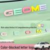 Geely Xingyuan EX2 Car Logos Letter Stickers for 26 Models - Front/Rear Interior Decoration & Body Modification