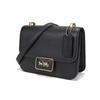 New COACH Alie Leather Messenger Bag Small Square Bag Crossbody Bags Shoulder Bags Women's Black 4617-B4BK