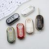3 Bottons Tpu Car Key Fob Case Cover Shell For Fiat 500 Flip Folding Key Holder For Fiat Punto Panda Accessories