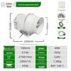 Silent High-Suction Exhaust Fan for Kitchen & Bathroom Ventilation