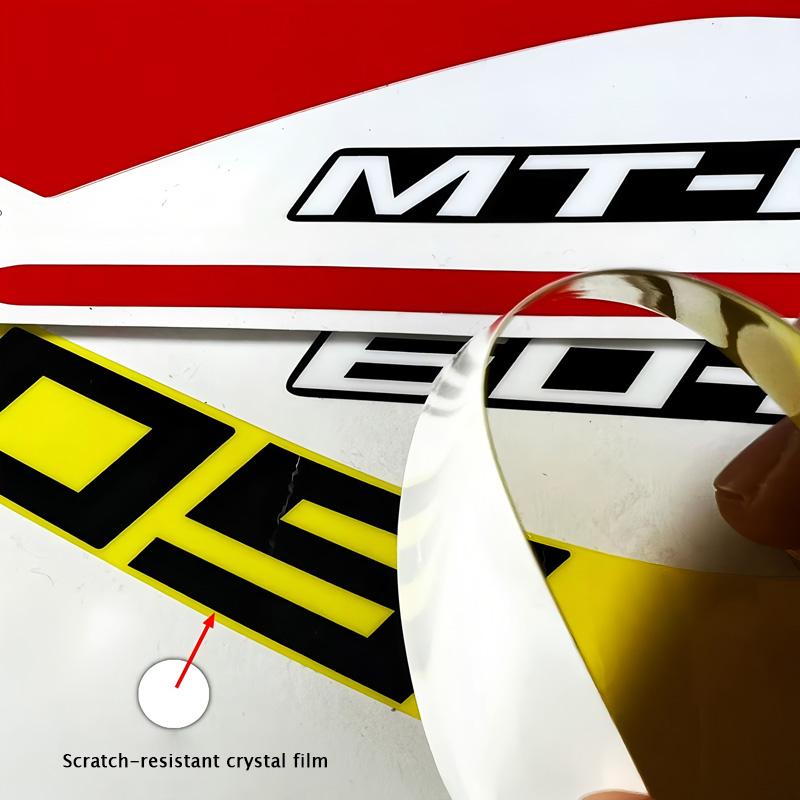Body Lacquer Sticker Decorative Printmaking Waterproof Tank Sticker Modified Paste Film Non-adhesive Suitable for Yamaha MT09