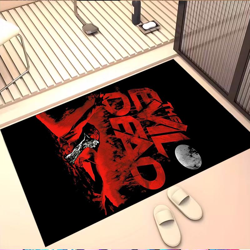 The Evil Dead Print Rug, Washable Floor Carpet, For Entryway Dorm Laundry Room Office Study, Home Decor Birthday Christmas Gift
