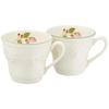 Wedgwood Festivity Raspberry Pair Mug Cup 350ml Ceramic Wedding Gift