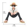 One Piece Anime Figure Luffy Sitting Position Action Figure Pvc Model Collection Statue Figurine Doll Toy For Birthday Gift