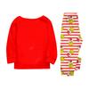 Print Cute Family Set Pajamas, Home Clothes, Family Set Long Sleeve Top Pants Set