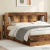 Headboard Cabinet with Storage Reclaimed Wood Engineered Wood