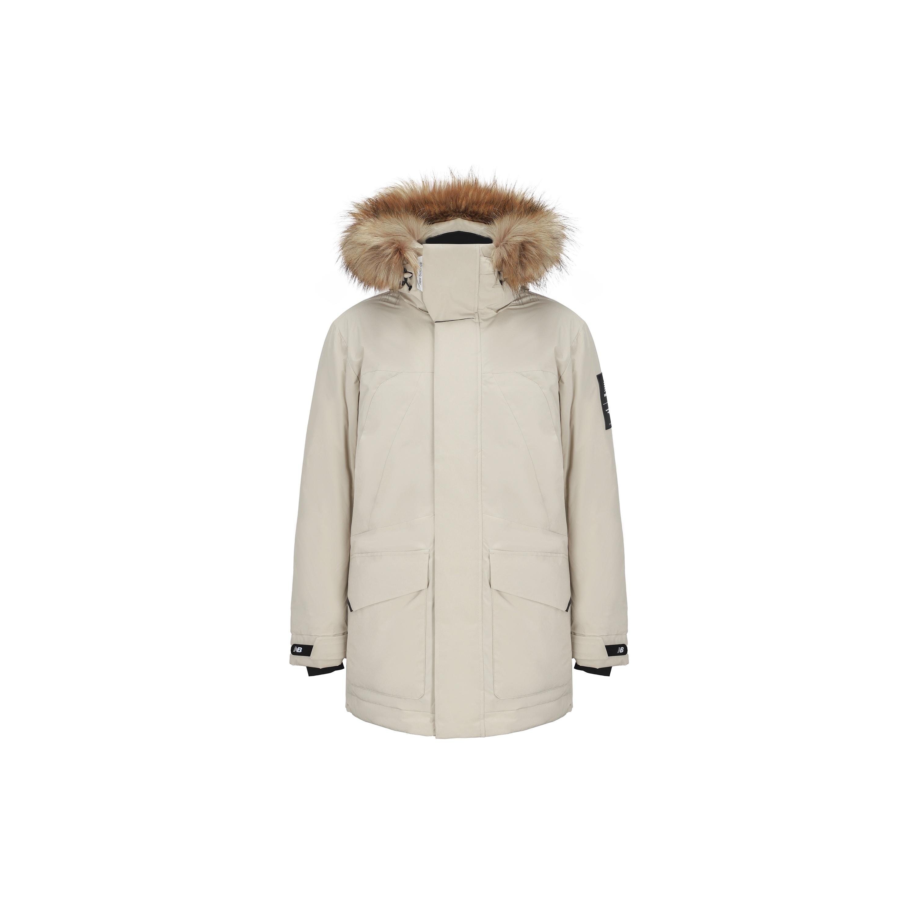 New Balance Warm Hooded Down Jacket Asia Sizing White Unisex 5PB42201-DB XL