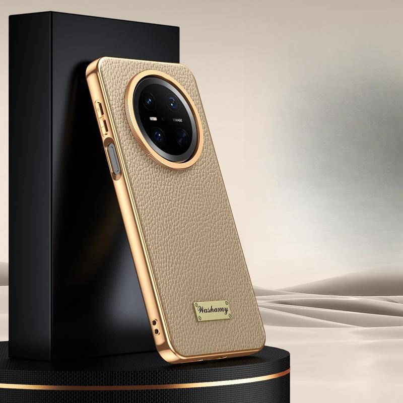 Huawei Mate70pro Phone Case Togo Cowhide HUAWEI Anti-drop M70 All-inclusive Men's Genuine Leather Case
