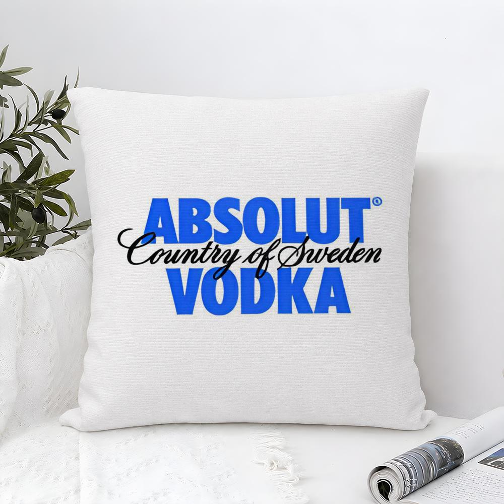 Vodka Aabsolut Swedish Cushion Cover Throw Pillow Soft Short Plush Cozy Durable Colorfast For Sofa Bedroom Home Decor Gift
