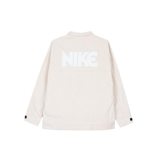 Nike Women's Smiley Corduroy Collared Sport Jacket Pink HF0355-104