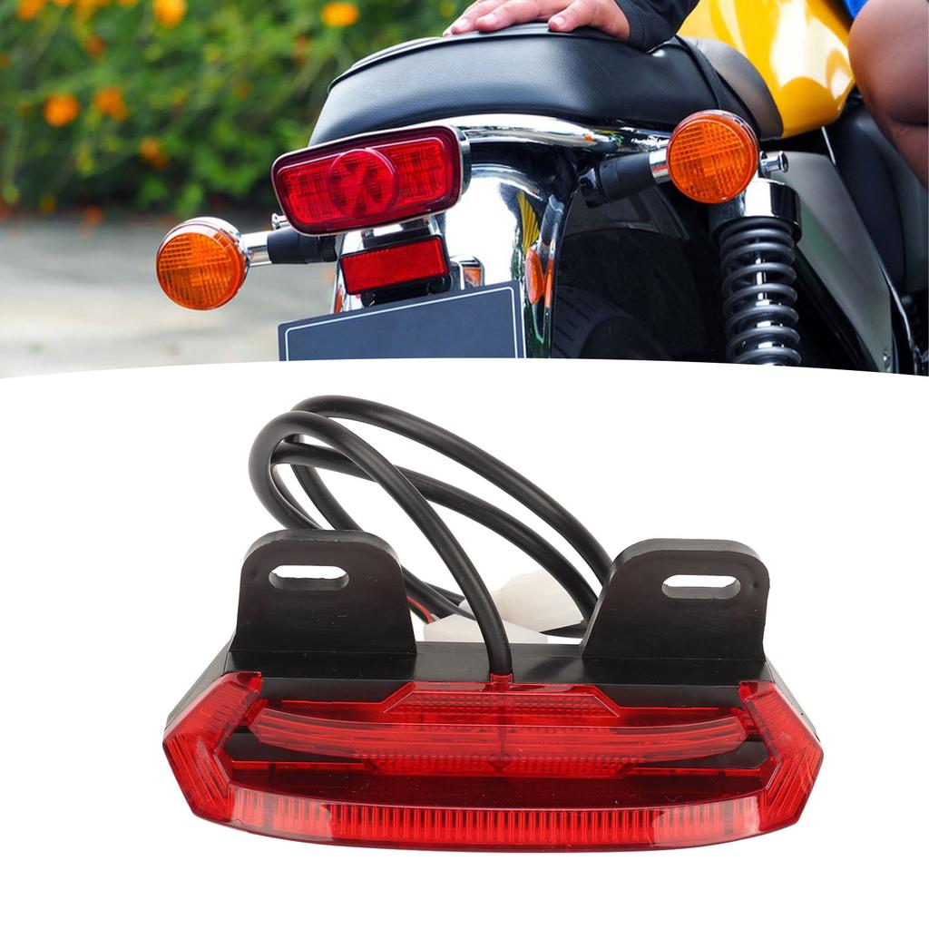 Tail Light 36‑60V LED Waterproof Multi  Rear Warning Light for Motorcycles Elec