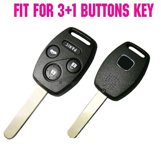 4-Tasten-Silikon-Schlüsselanhänger-Auto-Fernbedienungshülle für Honda Accord Civic CR-V