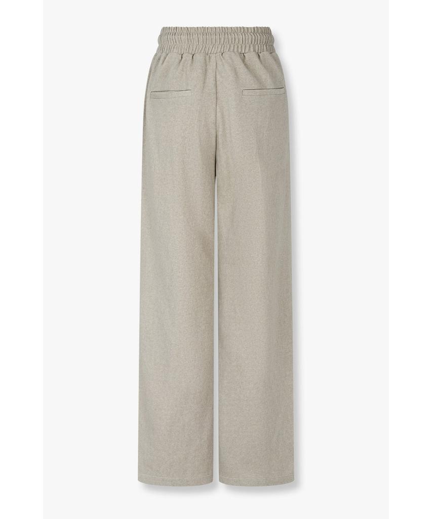 Bobeu Lettering Pigment Wide Pants_Light Khaki 7156230012