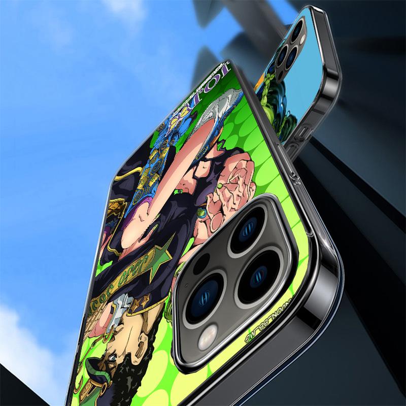 JoJo's Bizarre Adventure Jolyne Cujoh Phone Case For iPhone 17 Air 16 Pro Max 16E 15 + 14 Plus 11 12 13 Mini 7 8 SE Gift Print C