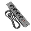 Recessed Power Strip with 2 Sockets USB A USB C Ports Embedded Furniture Charging Station for Desk Nightstand Cabinet