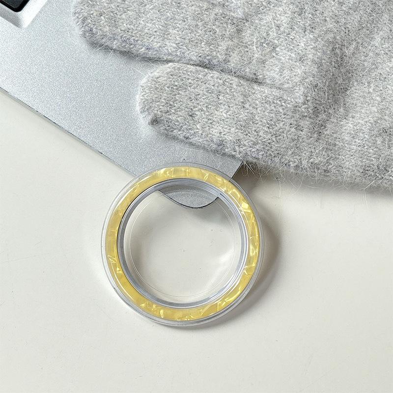 Wind Magnetic Desktop Phone Airbag Bracket Transparent Chassis Base Diy Accessories Simple Girl Decoration