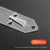 Durable Plastic Hanging Strips with Hook Splicable Merchandising Clip Strips Upgrade Thicken Snacks Display Hanger Supermarket